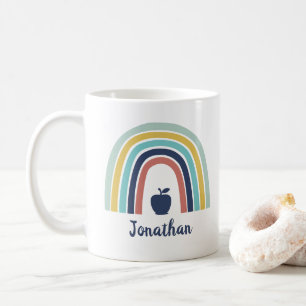 Caneca De Café Arco-íris de fruta de maçã com eco moderno