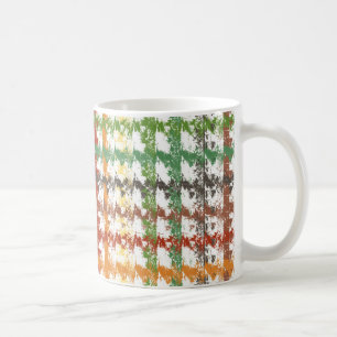Caneca De Café Arco-íris de Outono Riscado