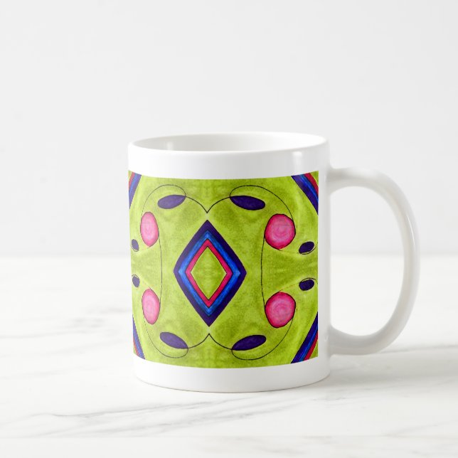 Caneca De Café Arco-Íris De Sopa De Ervilha (Direita)