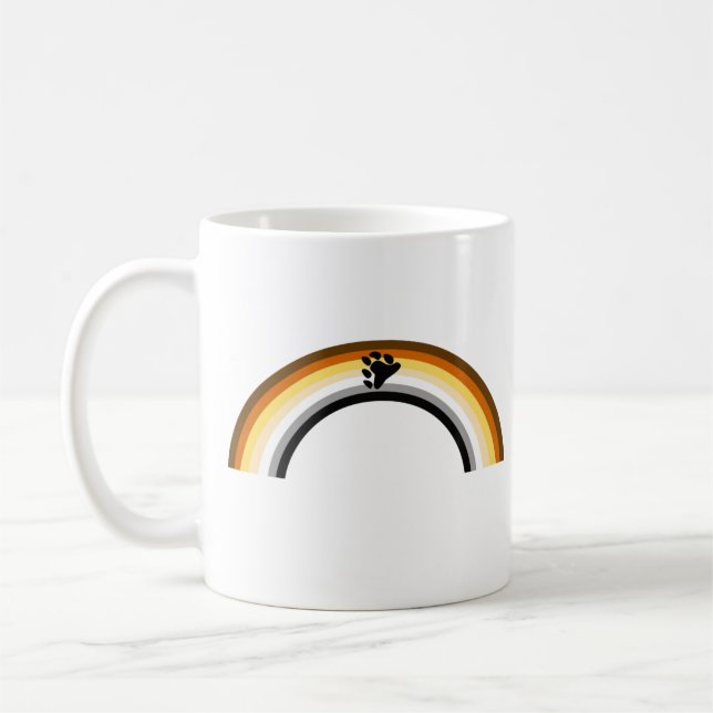 Caneca De Café Arco-íris de Ursos (Esquerda)