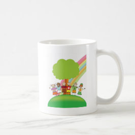 Caneca De Café Arco-íris dos miúdos