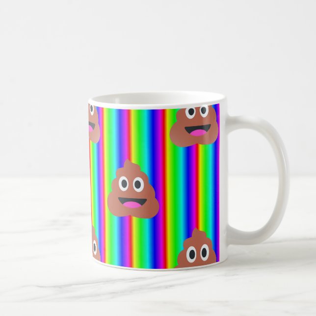 Caneca De Café arco-íris emoji (Direita)