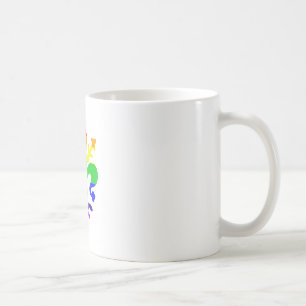Caneca De Café Arco-Íris Fleur de Lis