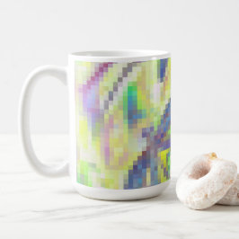 Caneca De Café Arco-íris Libélula Turva