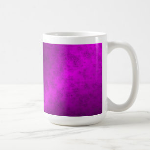 Caneca De Café Arco-íris Preto Rosa em Óptica de Couro de Elefant