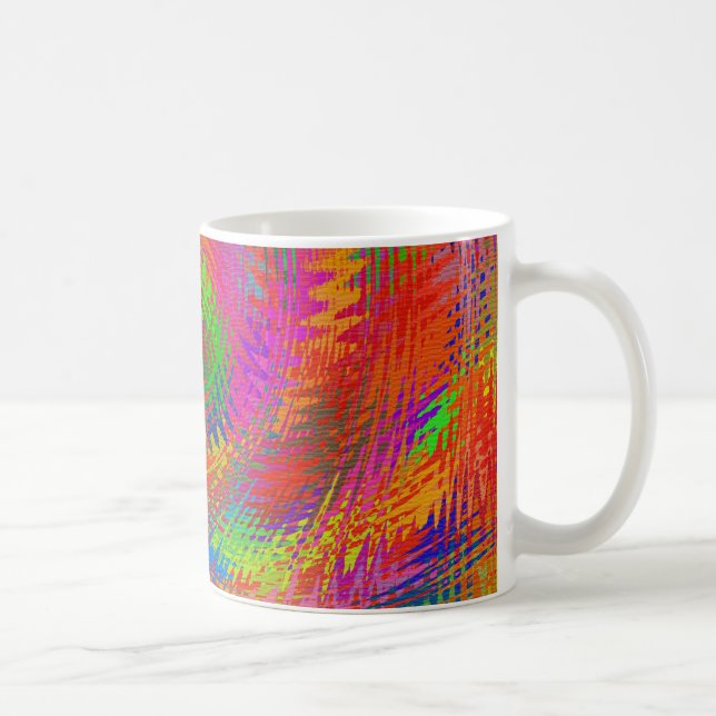 Caneca De Café Arco-íris Tecido (Direita)