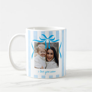 Caneca De Café Arco & Listras de Aquarela Texto e Foto Personaliz