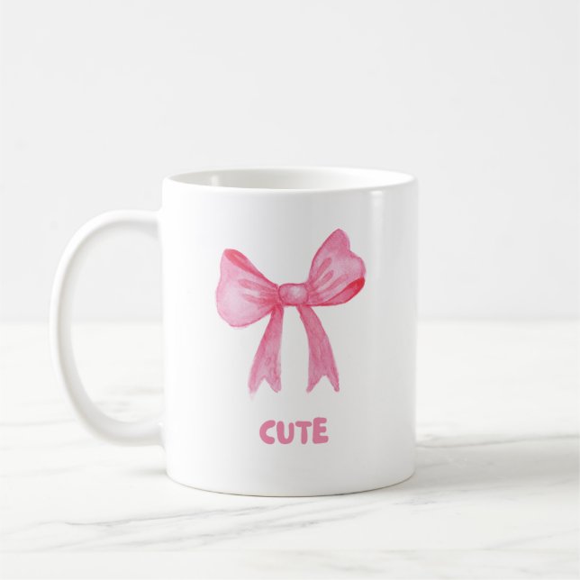 Caneca De Café Arco rosa - Mug estético "Cute" (Esquerda)
