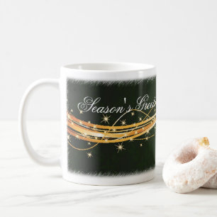 Caneca De Café Arco Vermelho Verde Mug Feliz de Natal