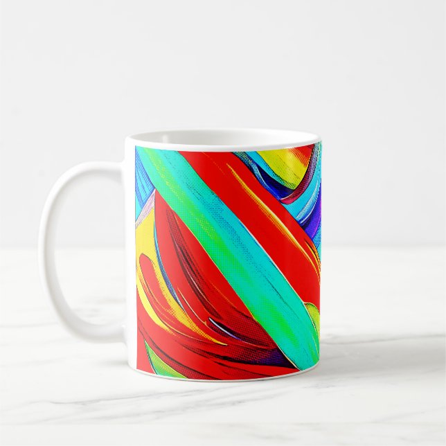Caneca De Café Arcos Coloridos do Arco-Íris 1108 (Esquerda)