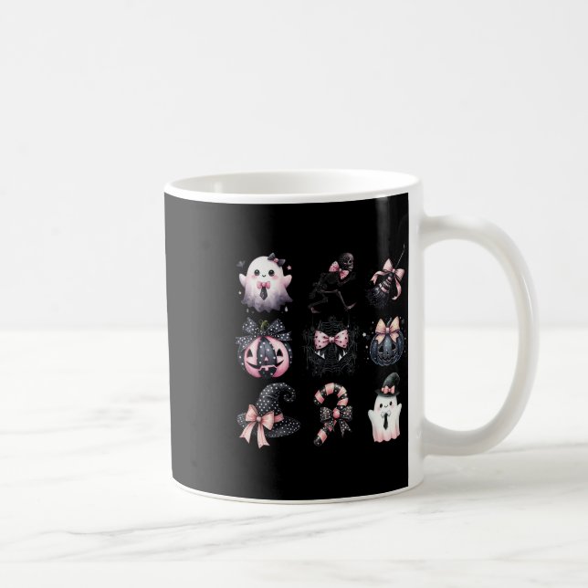 Caneca De Café Arcos de Dia das Bruxas de Coquette Bonitas (Direita)