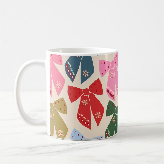 Caneca De Café Arcos de Natal Coquette (Esquerda)