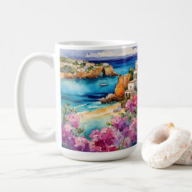 Caneca De Café Arcos Por Mar (Com Donut)