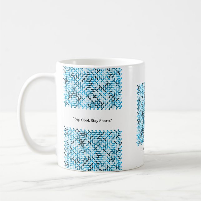 Caneca De Café Arctic Flow – Ritmo Azul (Esquerda)