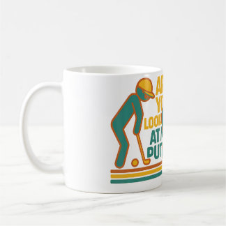 Caneca De Café Are You Looking At My Putt Funny Golf Lover Golfi