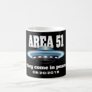 Caneca De Café Área 51