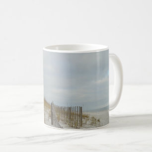 Caneca De Café Areia cénico da praia, aveia do mar & fotografia