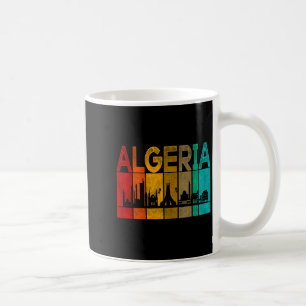 Caneca De Café Argélia Vintage Eu Amo Mapa da Argélia Futebol Arg