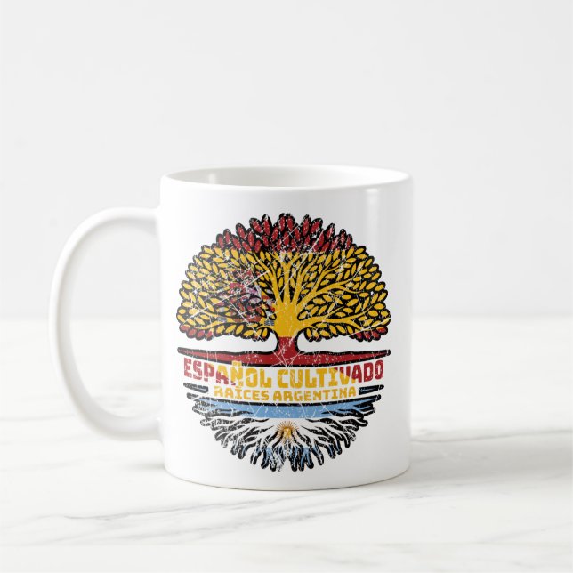 Caneca De Café Argentina Espanha argentina argentina (Esquerda)