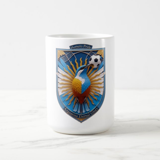 Caneca De Café Argentina Soccer Hornero, National Pride Gift (Centro)