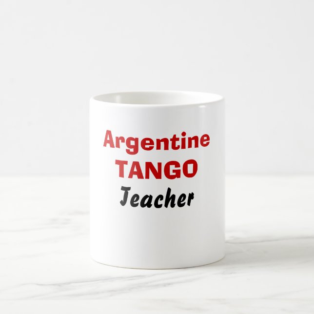 Caneca De Café Argentina, TANGO, professor (Centro)
