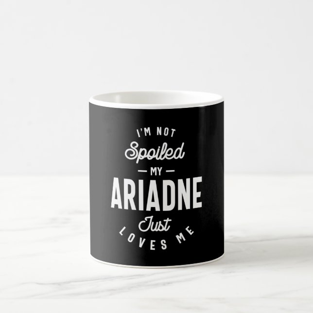 Caneca De Café Ariadne Personalizado Nome Aniversário Presente (Centro)