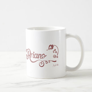 Caneca De Café Ariane - Nome personalizado