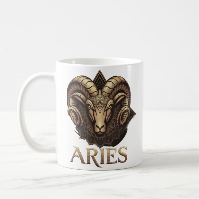 Caneca De Café Aries (Esquerda)