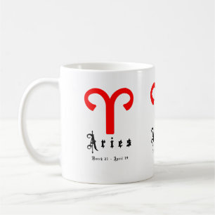 Caneca De Café Aries, 21 de março - 19 de abril