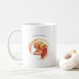 Caneca De Café Aries em Aquarela Astronomia Signo do Zodíaco | Mo