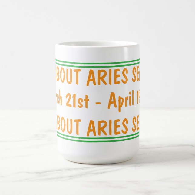 Caneca De Café Aries Season (Centro)