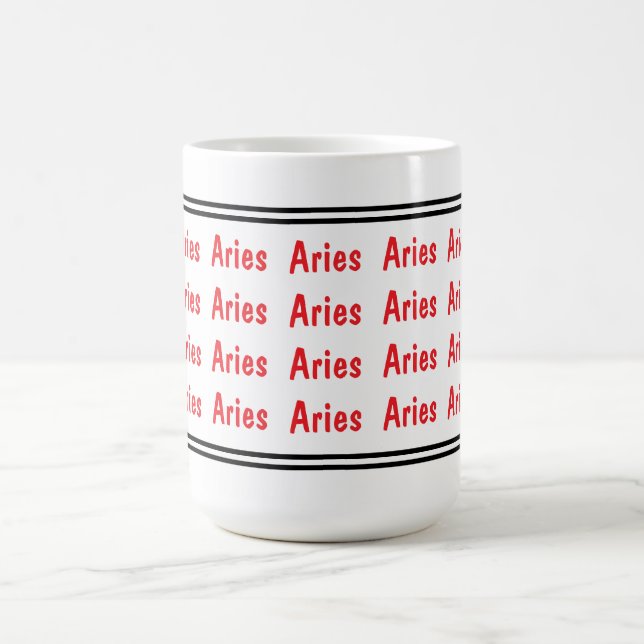 Caneca De Café Aries Vibes (Centro)