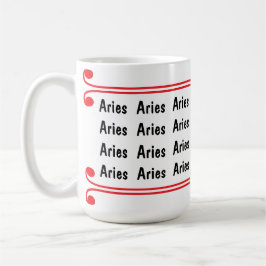Caneca De Café Aries Vibes