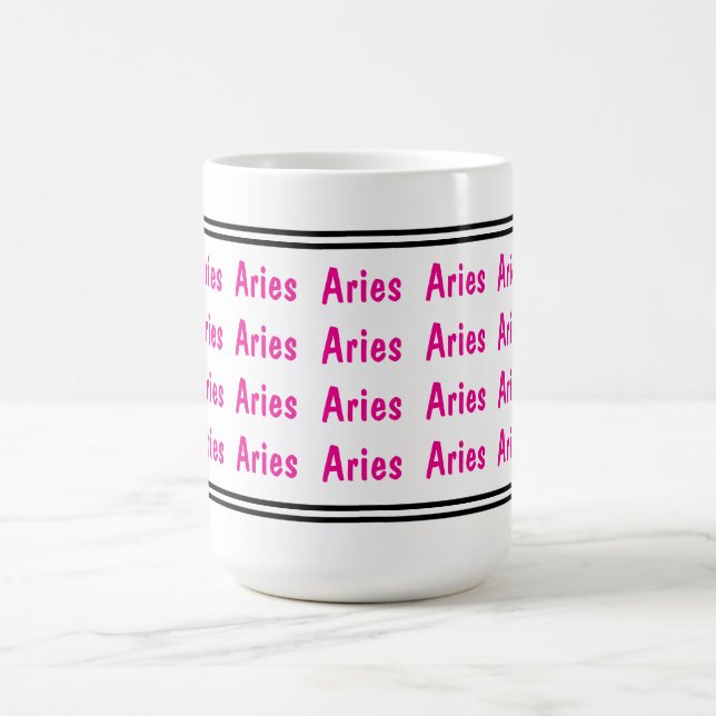 Caneca De Café Aries Vibes (Centro)
