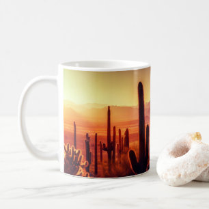 Caneca De Café Arizona Desert cactus sunset