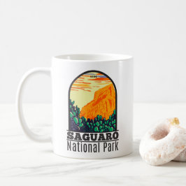 Caneca De Café Arizona do Parque Nacional do Saguaro, Picly Pear 