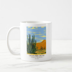 Caneca De Café Arizona Nacional do Monumento do Organ Pipe Cactus
