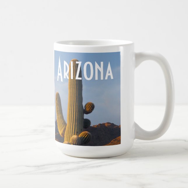 Caneca De Café Arizona - Sunlit Saguaro Mug (Direita)