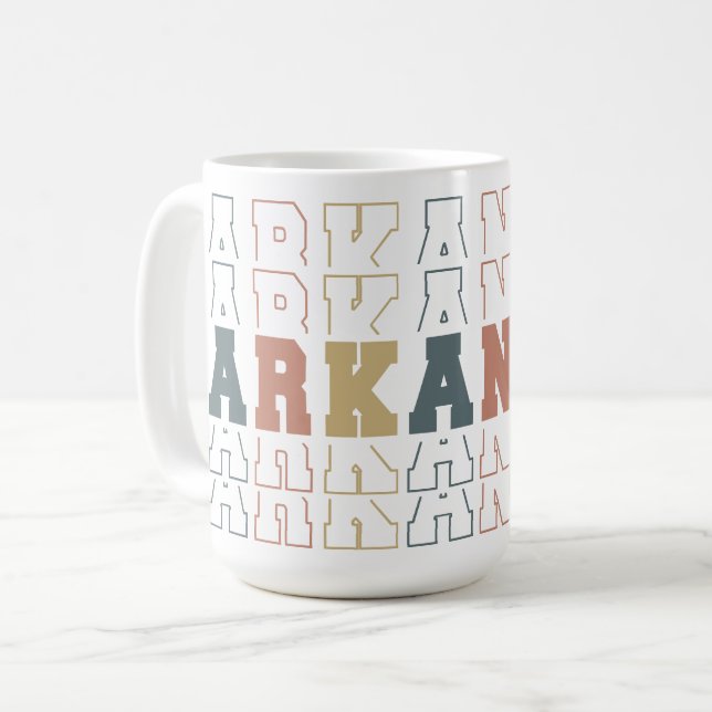 Caneca De Café Arkansas (Frente Esquerda)