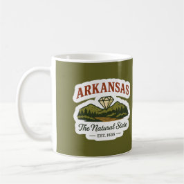 Caneca De Café Arkansas - The Natural State Mug