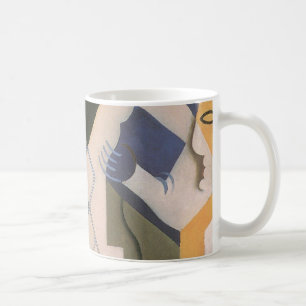 Caneca De Café Arlequim à Mesa de Juan Gris, Cubismo Vintage