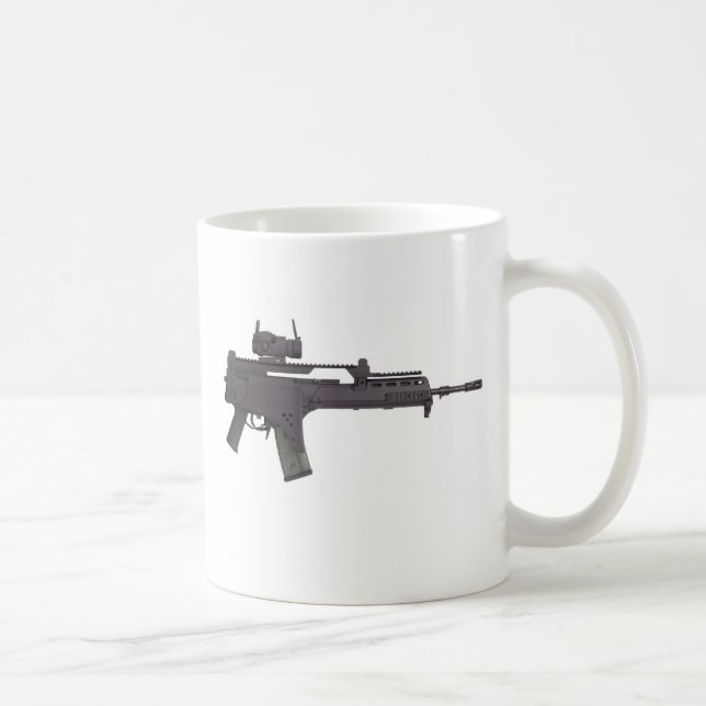 Caneca De Café Arma automática G36 (Direita)