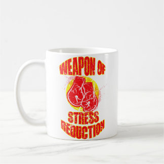 Caneca De Café Arma de Redução de Estresse e Luvas de Boxe de Box