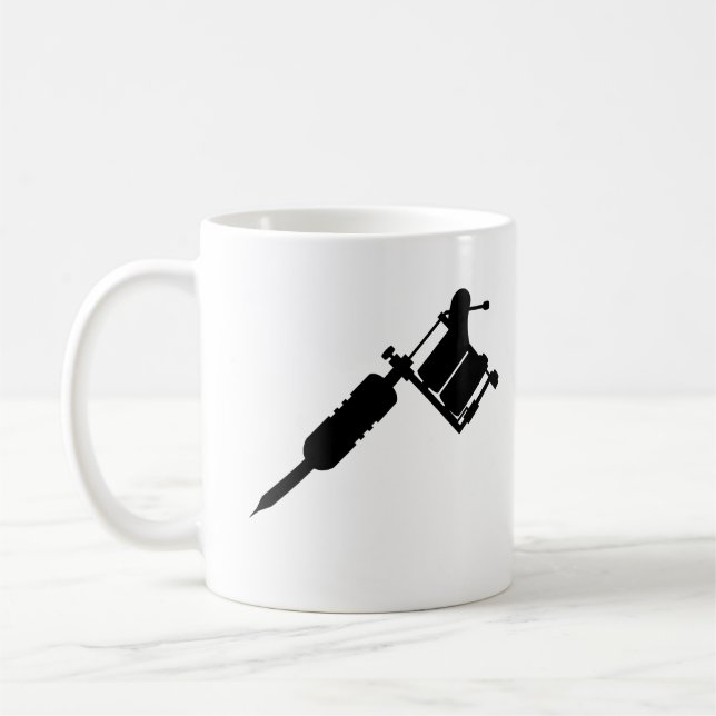 Caneca De Café arma de tatuagem (Esquerda)