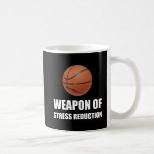 Caneca De Café Arma do basquetebol da redução da tensão