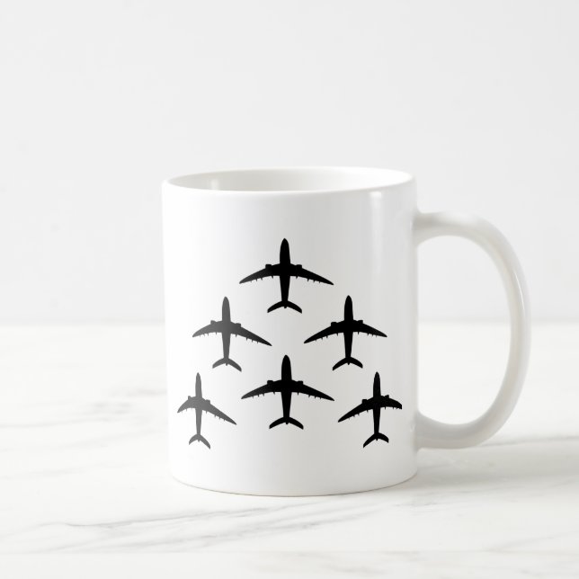 Caneca De Café armada do avião (Direita)