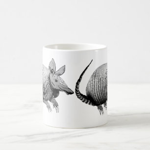 Caneca De Café Armadillo do Texas - Glaze