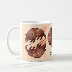 Caneca De Café Armadillo Yin Yang