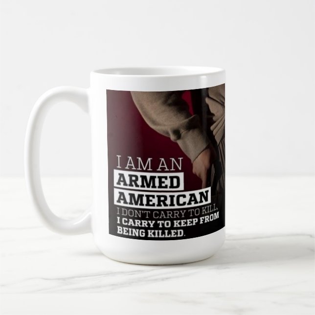 Caneca De Café Armado americano (Esquerda)