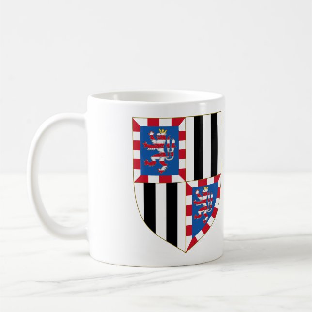 Caneca De Café Armas Da Battenberg Mountbatten (Esquerda)